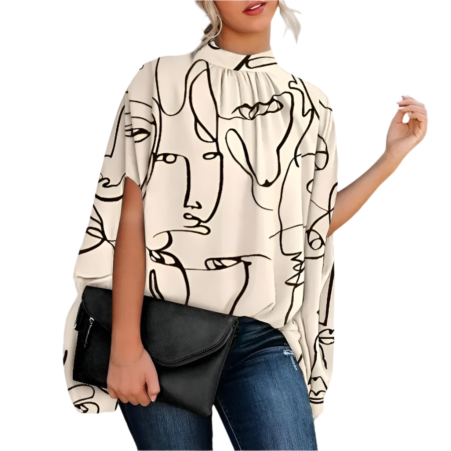 Abbie - Abstract Blouse for Women