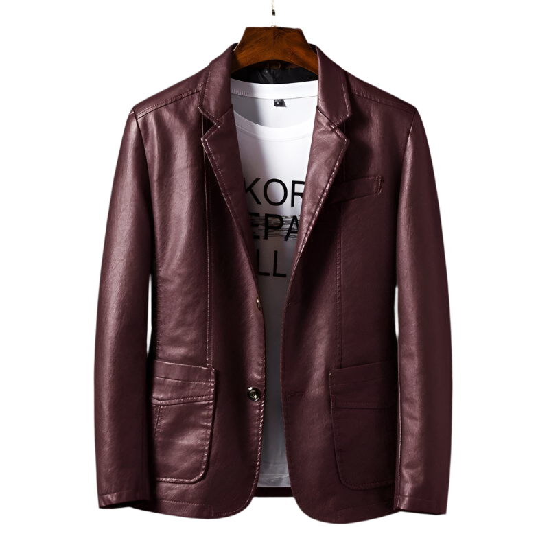 Aurelia – Timeless Elegance in Genuine Leather Jacket