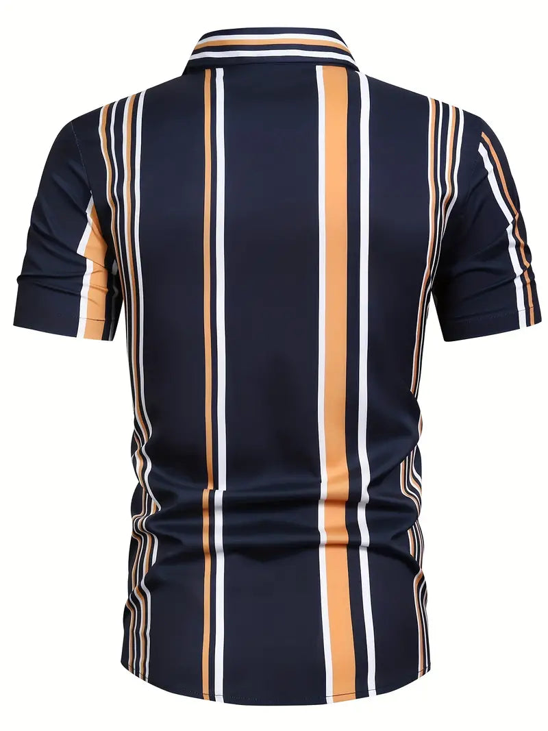 Berto – Stripe Short Sleeve for Men