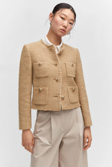 Camille – Chic Women's Short Tweed Jacket