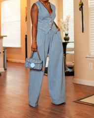 Nini – Tailored Denim Set for Women