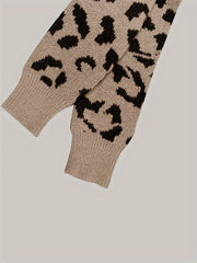 Arianna – Women’s Leopard Print Crewneck Sweater