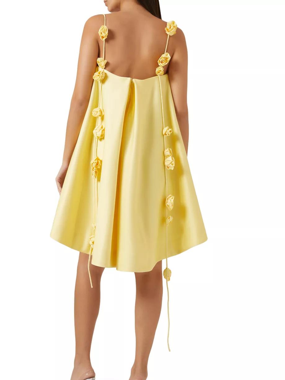 Fiona – Effortlessly Chic Rose Mini Dress for Women