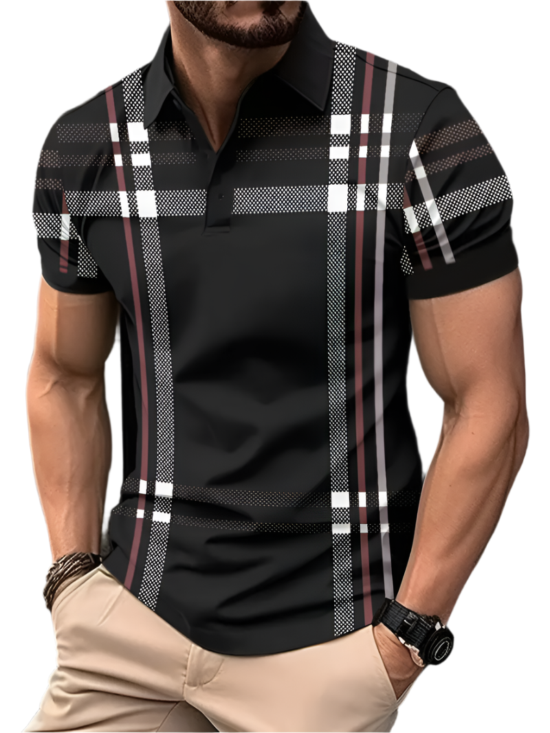 Alessandro – Classic Men’s Striped Cotton Shirt