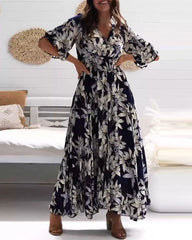 Céleste – Elegant Floral Women’s Dress