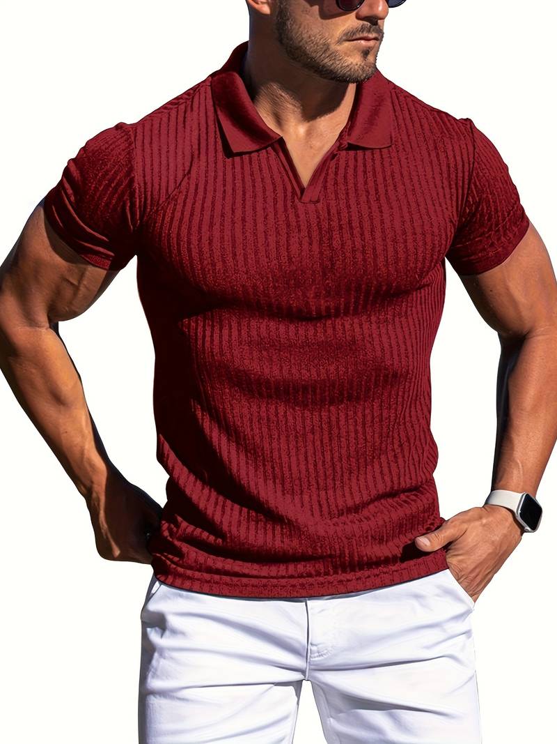 Dhanie – Slim Fit Ribbed Shirt for Men