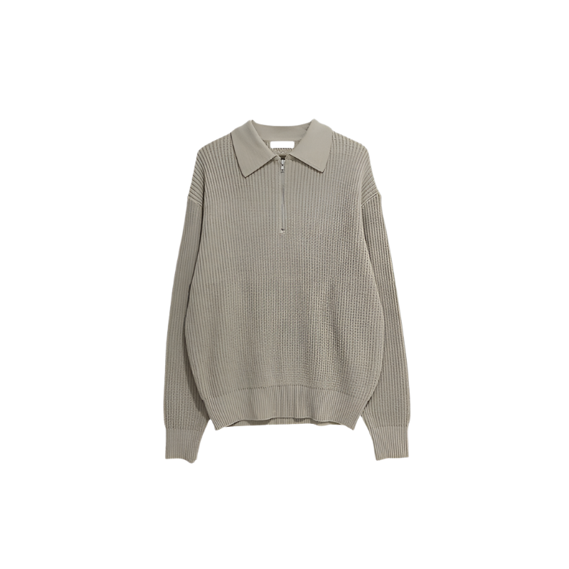 Giovanni – Zip-Up Knitted Sweater for Men