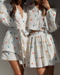 Sofia – Elegant Women’s Cotton Two-Piece Set