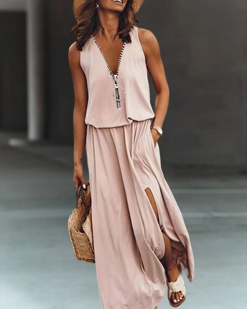 Elena – Casual Vacation Maxi Dress for Women