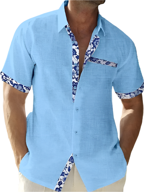 Anthony – Timeless Men's Casual Floral Shirt