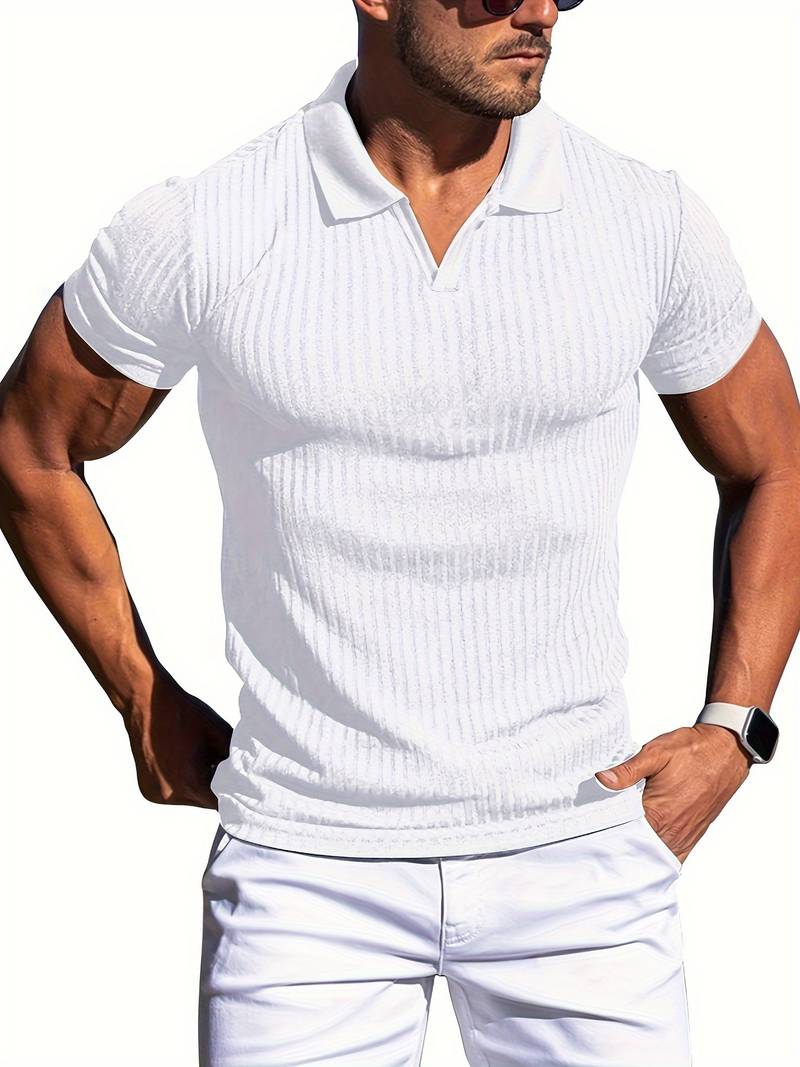 Dhanie – Slim Fit Ribbed Shirt for Men