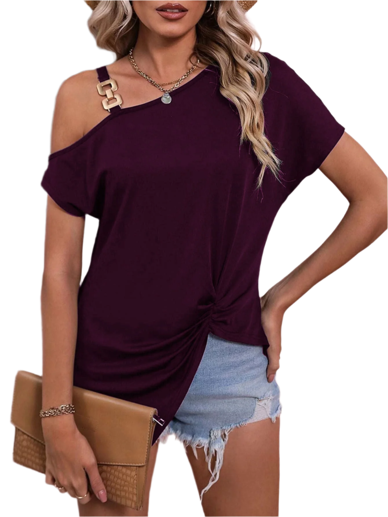 Luciana – Elegant Off-Shoulder Summer Blouse for Women