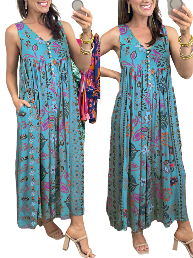 Sofia – Bohemian Floral Jumpsuit for Women