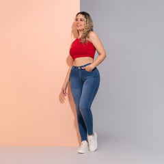 Berna – High-Waist Skinny Jeans for Women