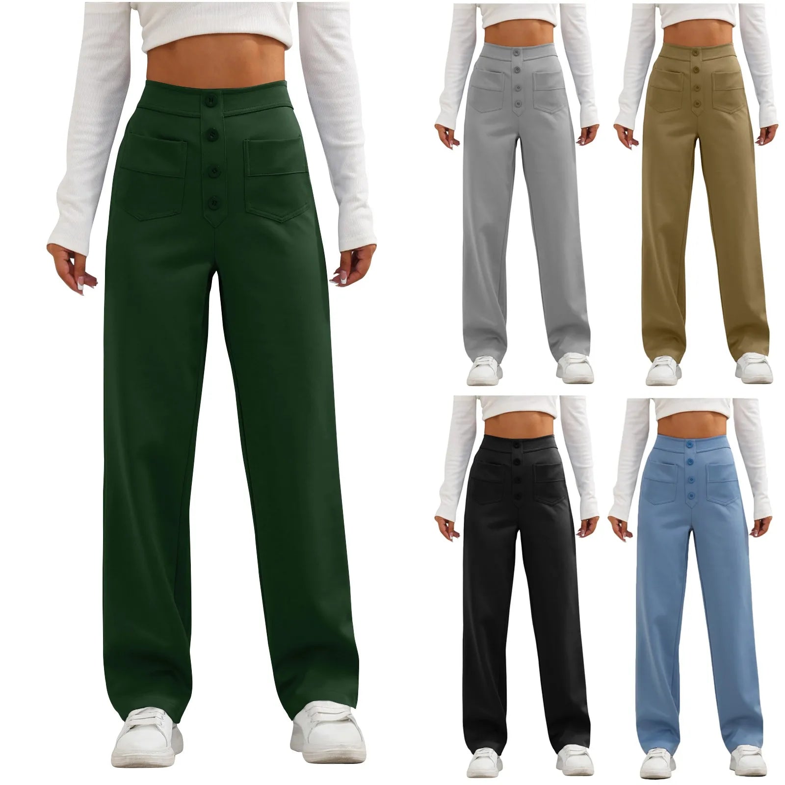 Giulia – High-Waisted Trousers for Women