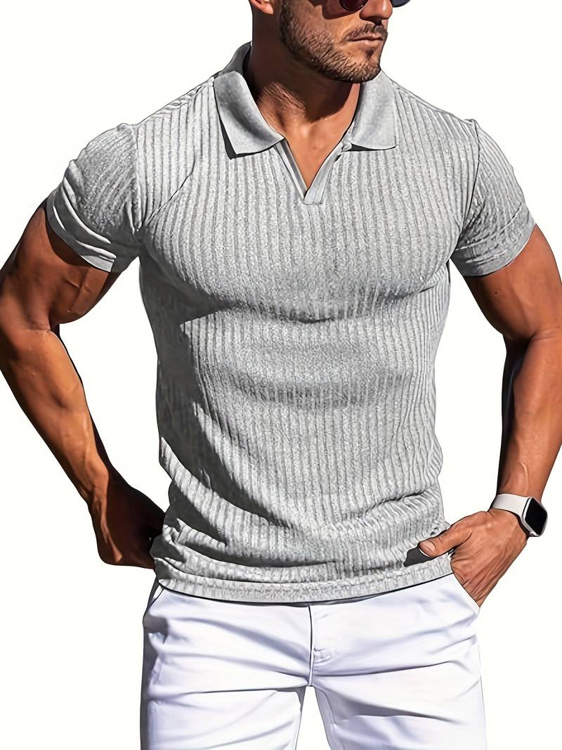 Dhanie – Slim Fit Ribbed Shirt for Men