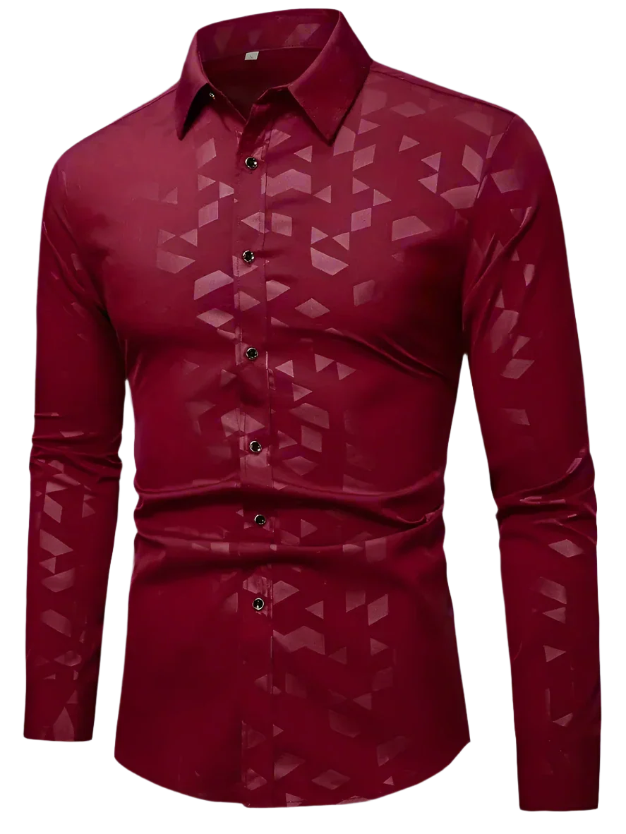 Rhaister – Long Sleeve Button Down Shirt for Men