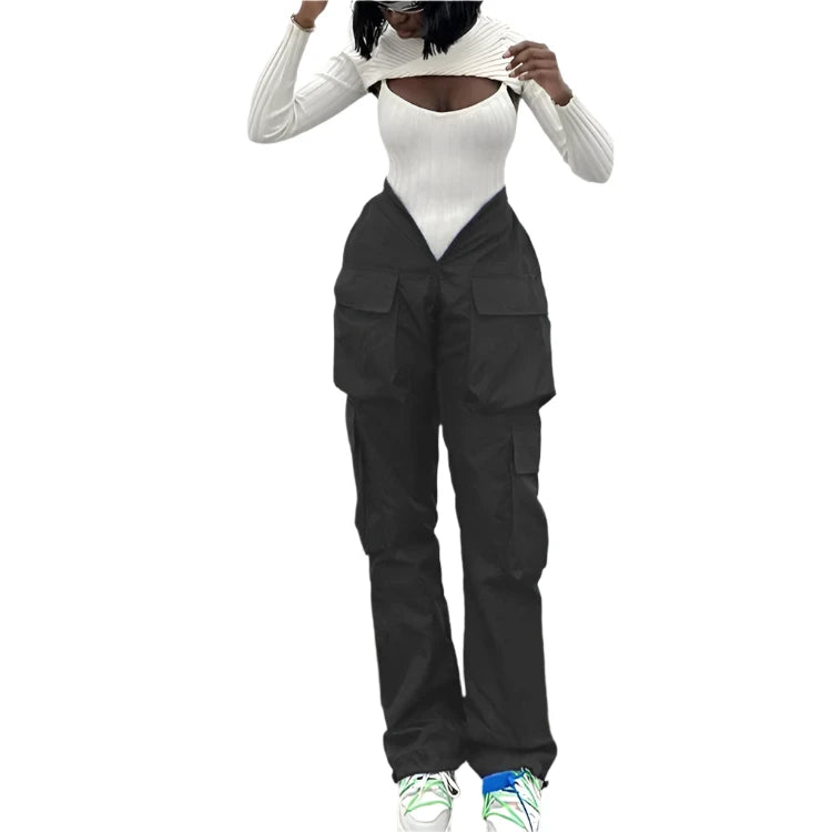 Chiara – V-Cut Women’s Trendy Cargo Pants