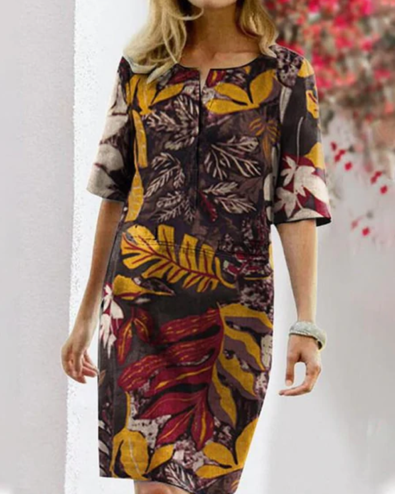 Emery – Elegant Women’s Floral Dress