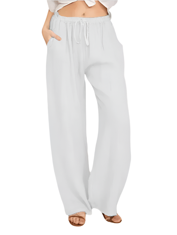 Alessandra – Relaxed Fit Women's Linen Casual Pants
