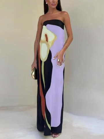 Sofia – Elegant Strapless Evening Women's Dress