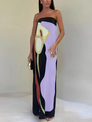 Sofia – Elegant Strapless Evening Women's Dress