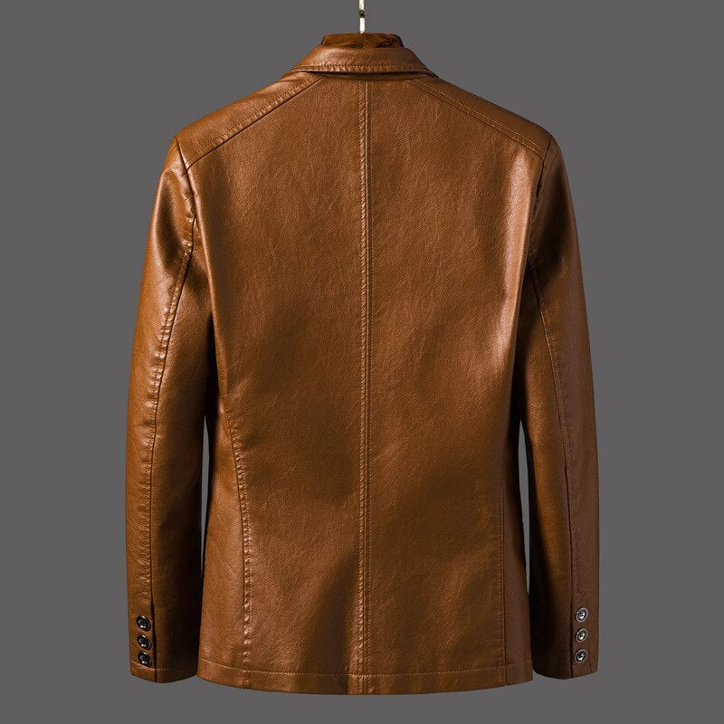 Aurelia – Timeless Elegance in Genuine Leather Jacket