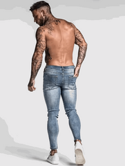 Archie – Casual Plain Blue Pants for Men