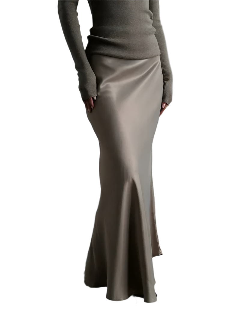 Sofia – Luxurious Silk Long Skirt for Women
