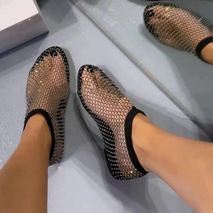 Alessia – Sparkling Rhinestone Women’s Mesh Sandals