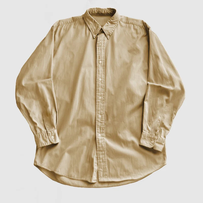 Omar – Vintage Wash Long Sleeve Shirt for Men