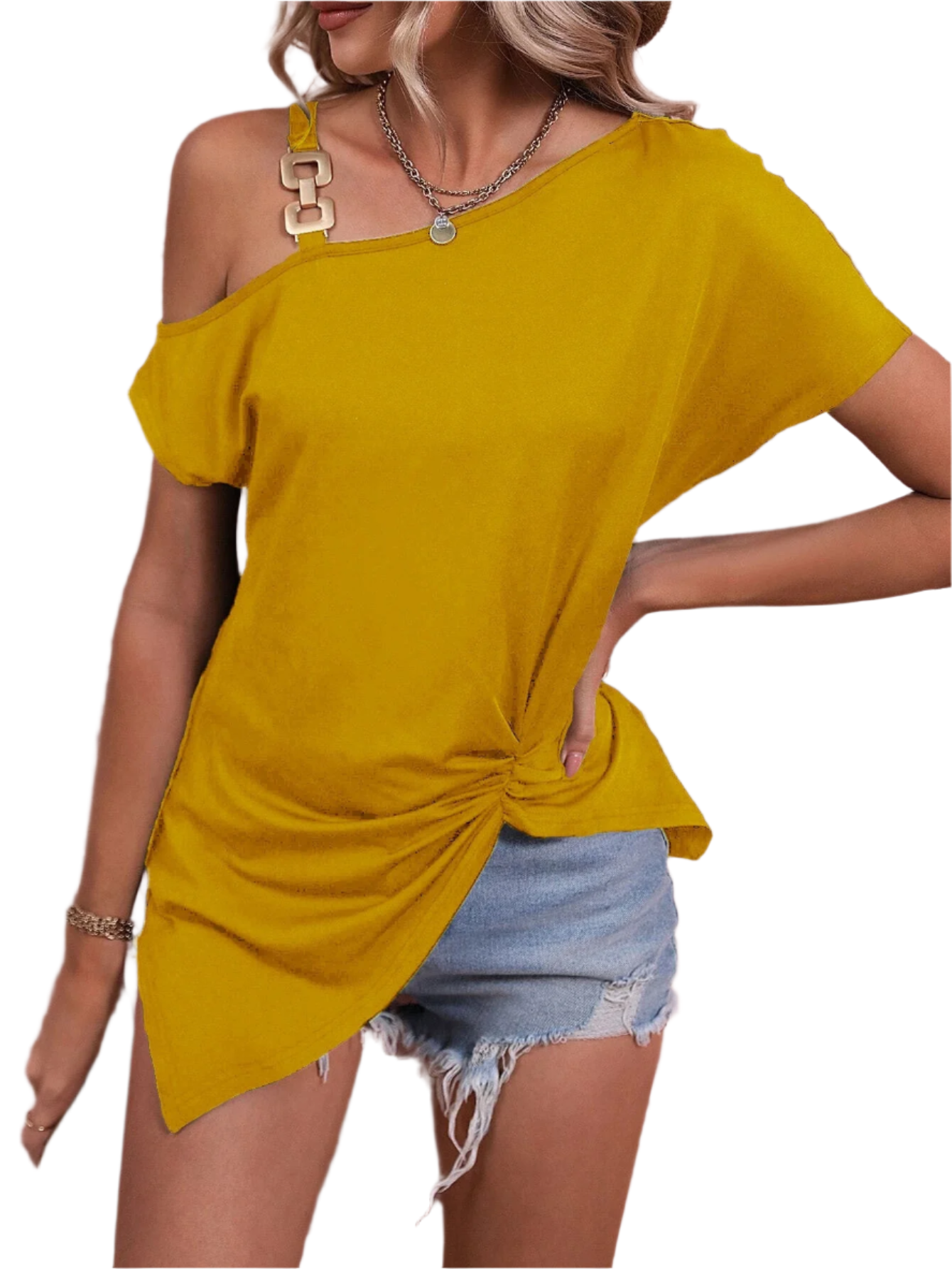 Luciana – Elegant Off-Shoulder Summer Blouse for Women