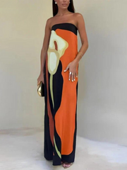 Sofia – Elegant Strapless Evening Women's Dress