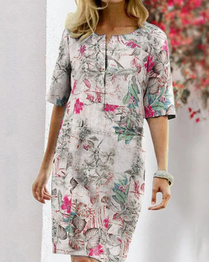 Emery – Elegant Women’s Floral Dress