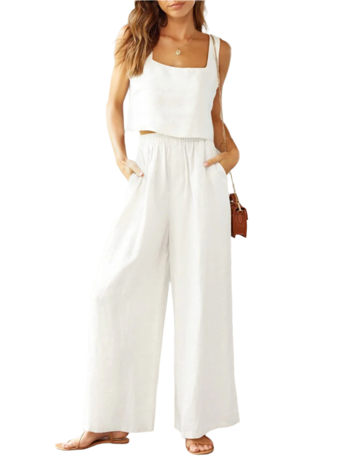 Cassy – Women’s Wide Leg Trouser Set