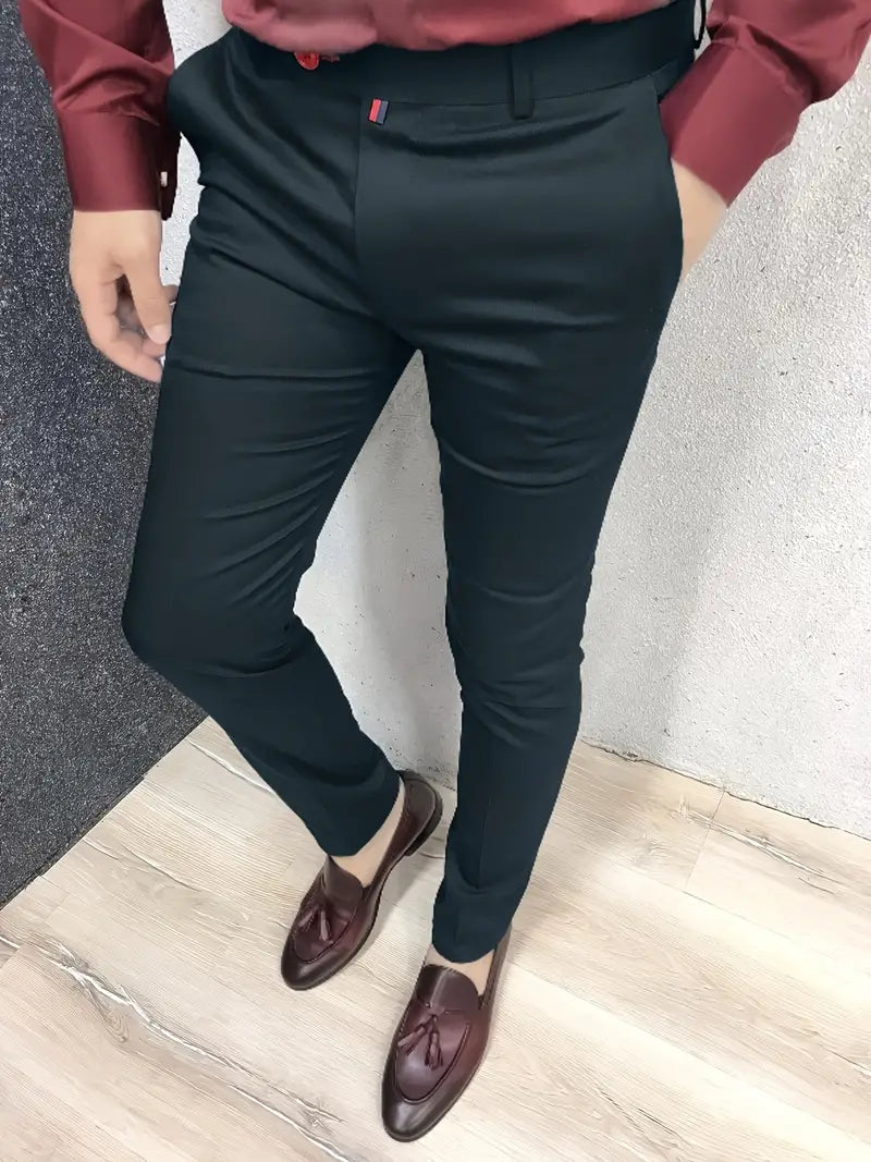 Marco – Men’s Semi-Formal Slim-Fit Suit Trousers