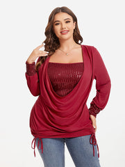 Aria– Women’s Drawstring Side Top