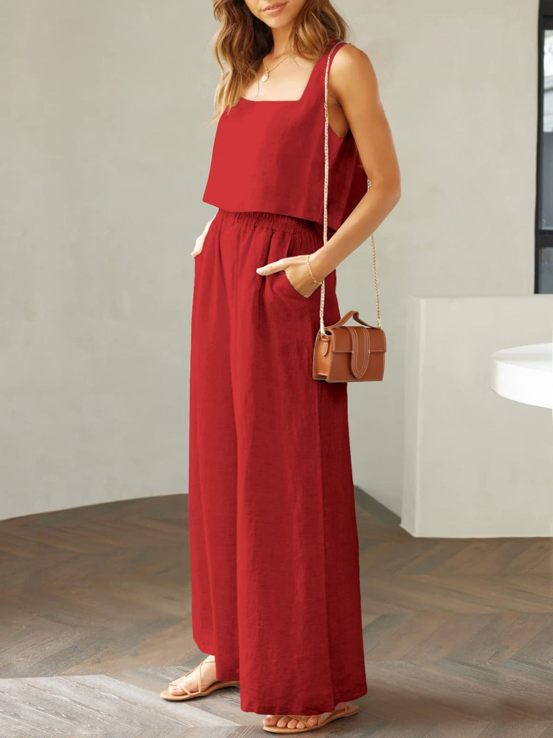 Sofia – Wide Leg Women’s Lounge Set