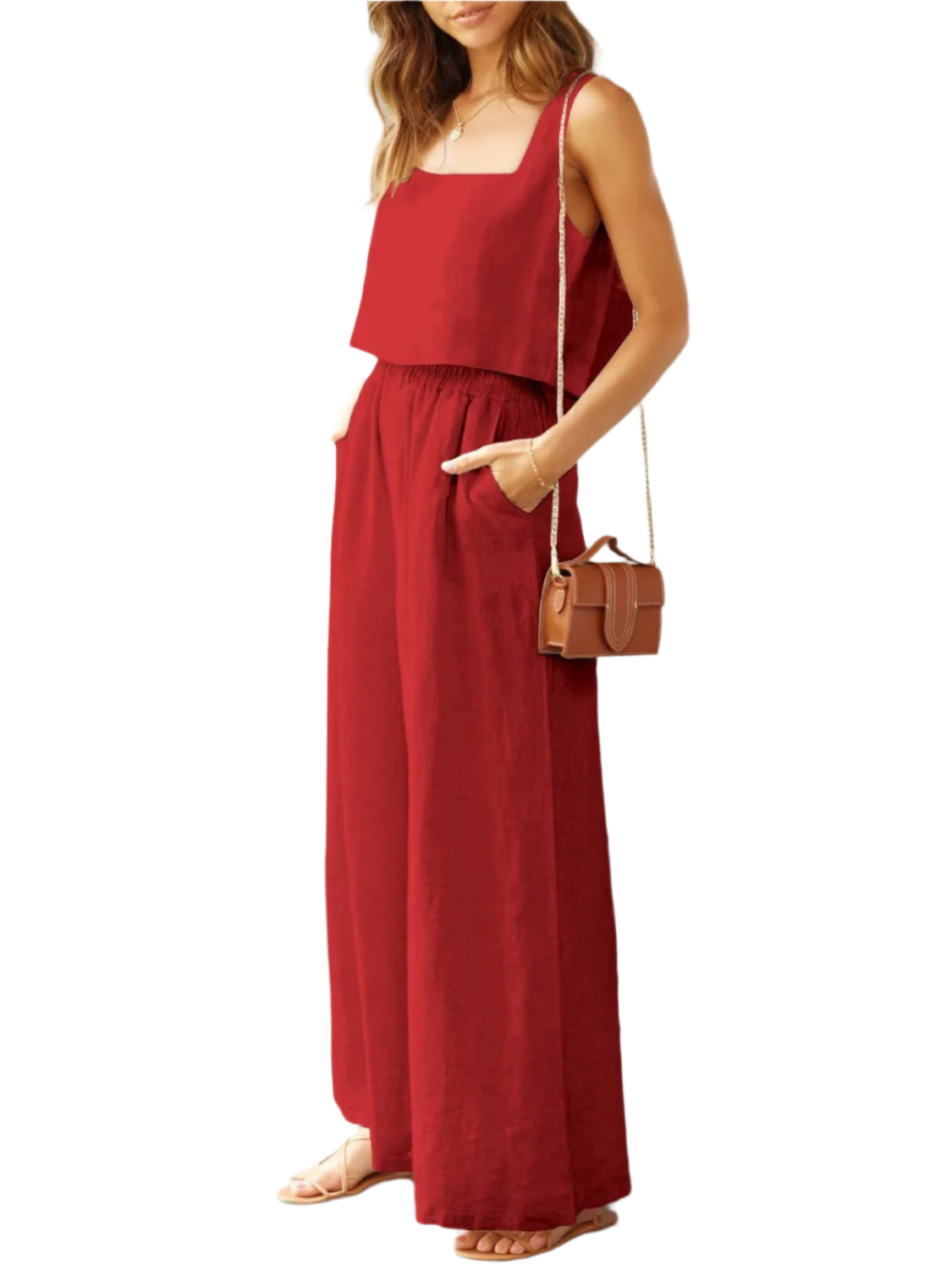 Sofia – Wide Leg Women’s Lounge Set