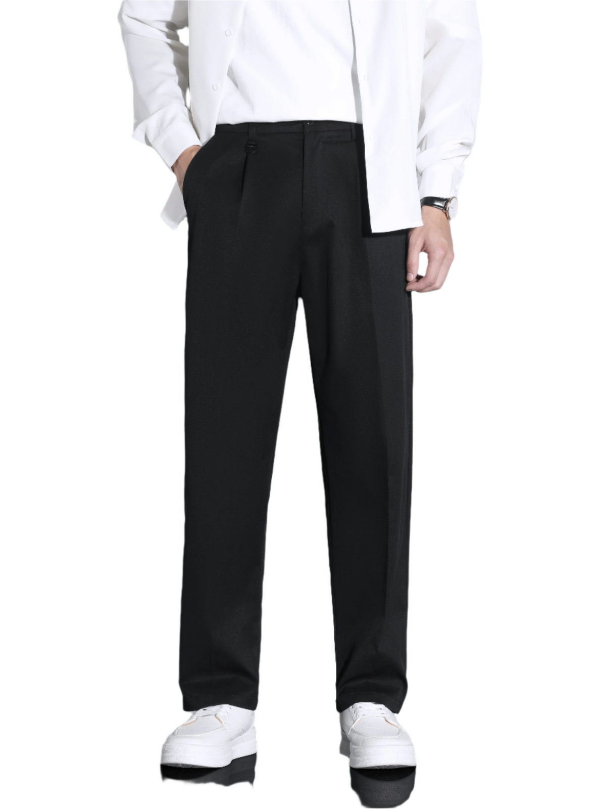 Fracisco – Slim-Fit Men’s Comfort Pants