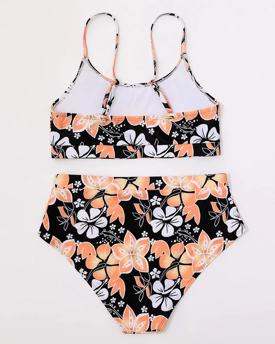 Eyrika – Floral Women’s Bikini with Spaghetti Straps