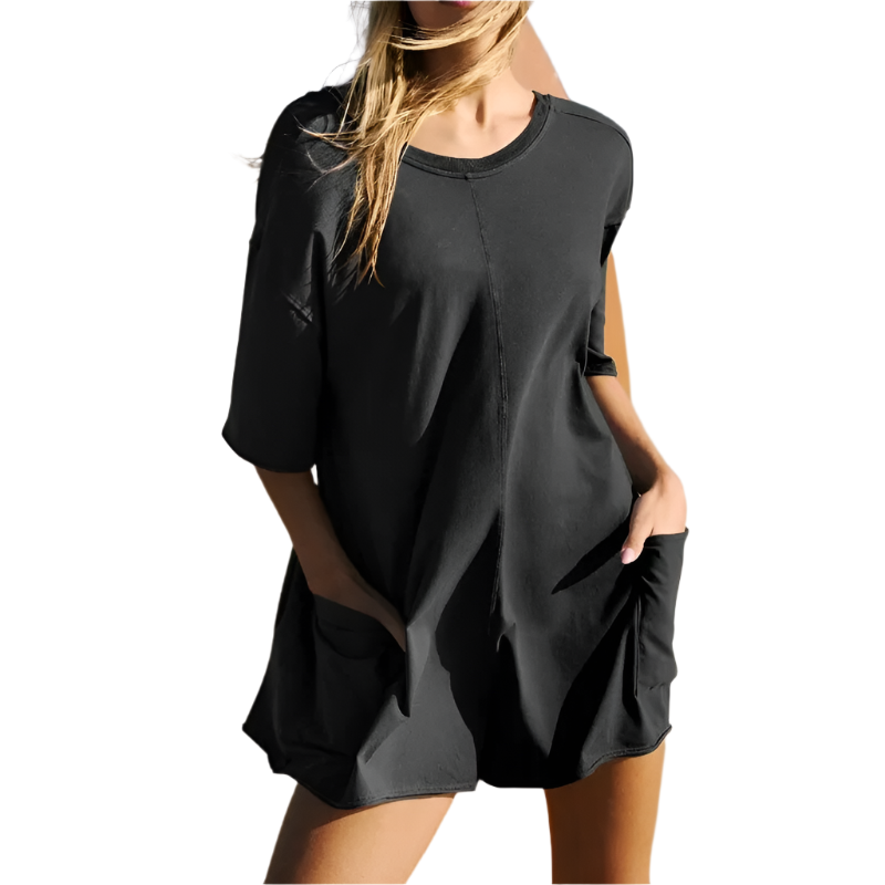 Selena- Casual Chic Women’s Romper Shirt