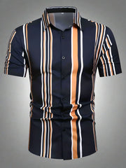 Berto – Stripe Short Sleeve for Men