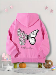 Elena – Butterfly and Flowers Women’s Hoodie
