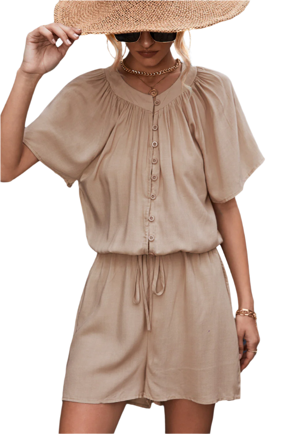 Irish – Ruffled Romper Suit for Women