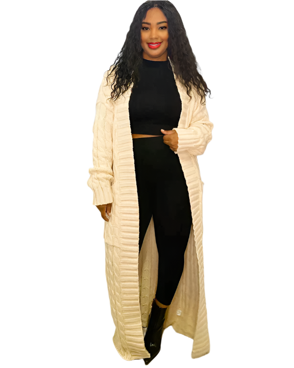 Isabella – Women's Relaxed Long Knit Cardigan