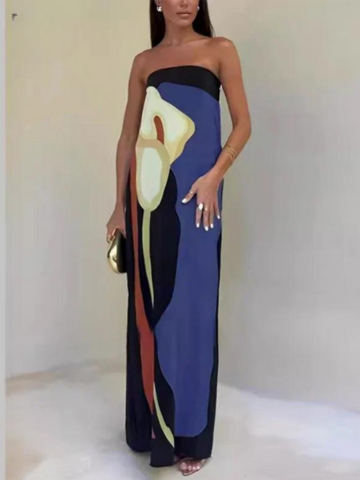 Sofia – Elegant Strapless Evening Women's Dress