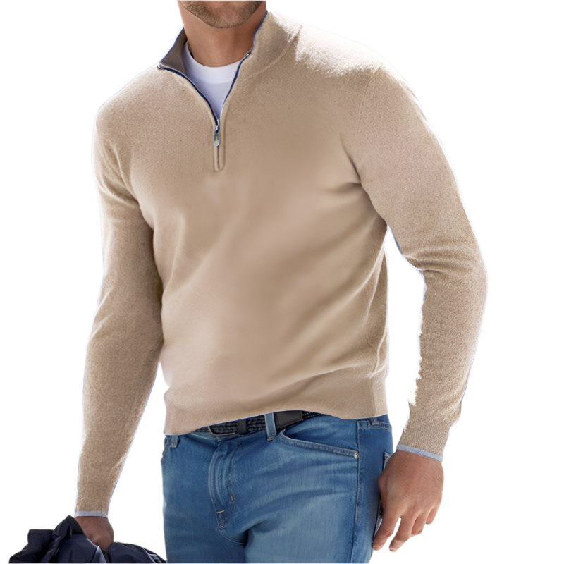 Matteo – Versatile Men’s Zipper Sweater