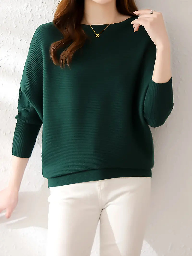 Clara – Batwing Sleeve Women’s Knit Sweater