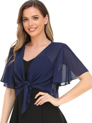 Amara – Stylish Open Front Tie Top for Women